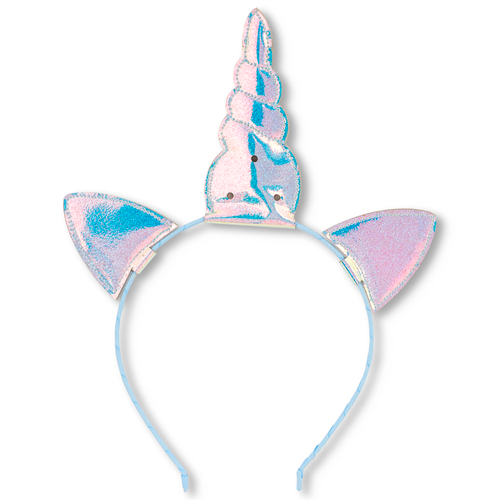 

Girls Caticorn Light Up Headband - Blue - The Children's Place