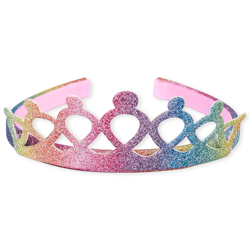 

Baby Girls Toddler Rainbow Glitter Tiara Headband - Multi - The Children's Place