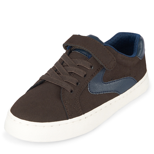 

s Boys Low Top Sneakers - Brown - The Children's Place