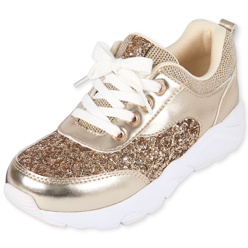 

s Glitter Metallic Sneakers - The Children's Place