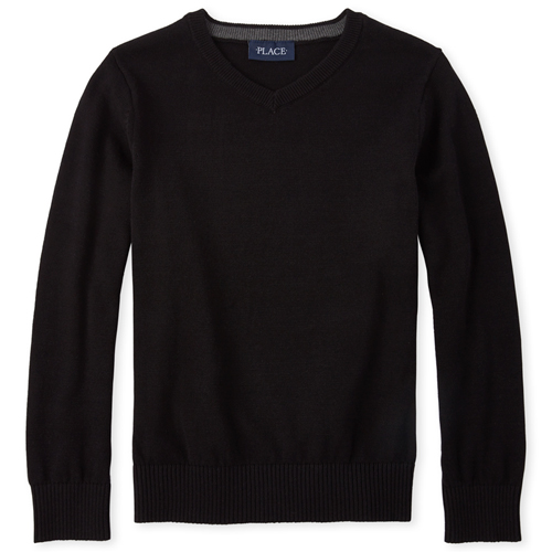 

Boys Boys V-Neck Sweater - Black - The Children's Place