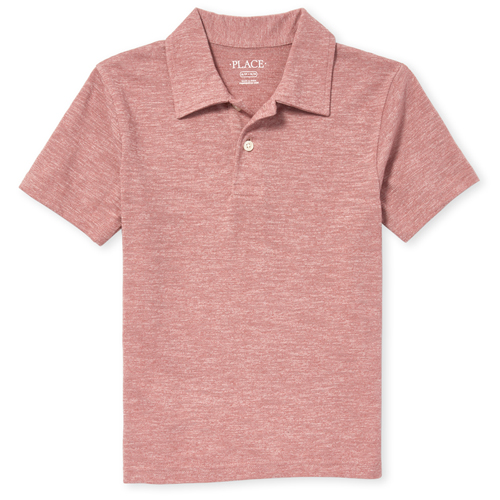 

s Boys Jersey Polo - Pink - The Children's Place