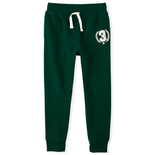 

Boys Boys Active Fleece Jogger Pants - Green - The Children's Place