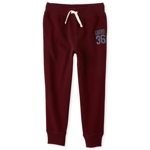 

s Boys Active Fleece Jogger Pants - Red - The Children's Place