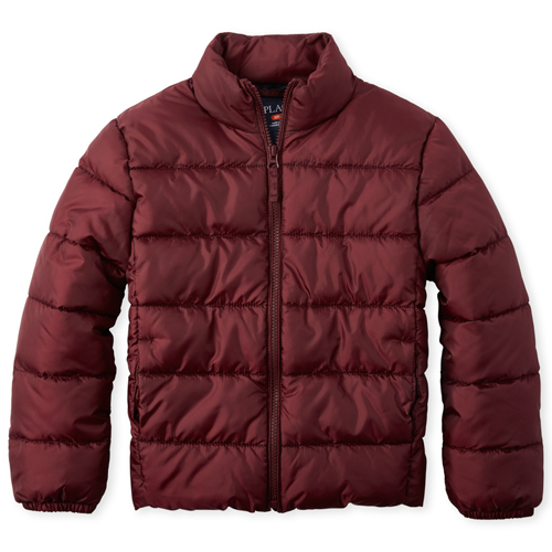 

Boys Boys Puffer Jacket - Red - The Children's Place