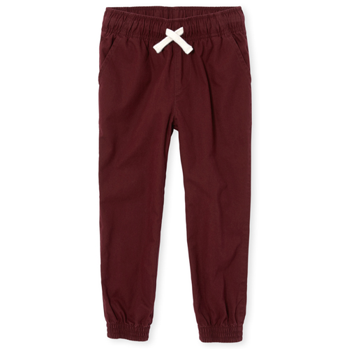 

Boys Boys Pull On Jogger Pants - Red - The Children's Place