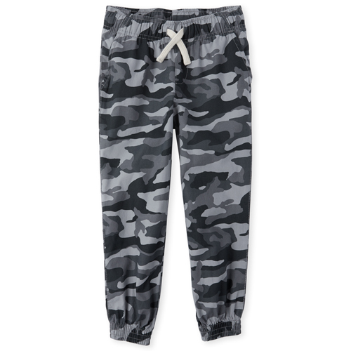 

Boys Boys Camo Pull On Jogger Pants - Gray - The Children's Place