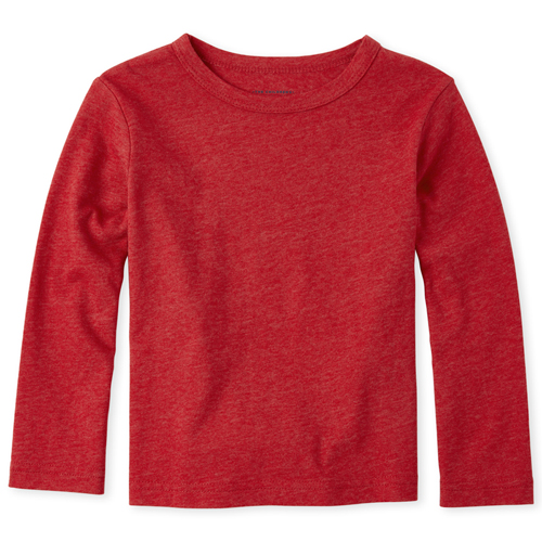 

s Baby And Toddler Boys Basic Layering Tee - Red T-Shirt - The Children's Place
