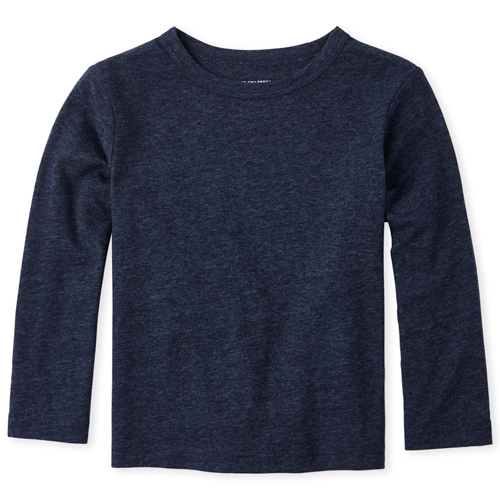 

s Baby And Toddler Boys Basic Layering Tee - Blue T-Shirt - The Children's Place