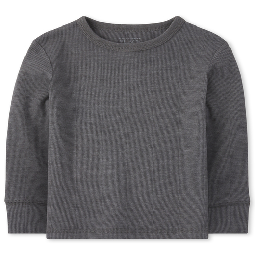 

s Baby And Toddler Boys Thermal Top - Gray - The Children's Place