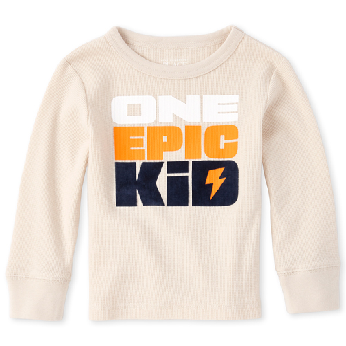 

s Baby And Toddler Boys Thermal Top - Tan - The Children's Place