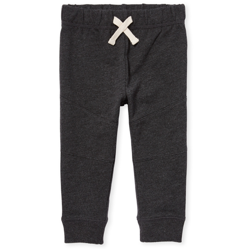 

Newborn Baby And Toddler Boys Active French Terry Jogger Pants - Black - The Children's Place