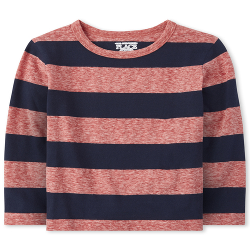

s Baby And Toddler Boysstriped Top - Red - The Children's Place