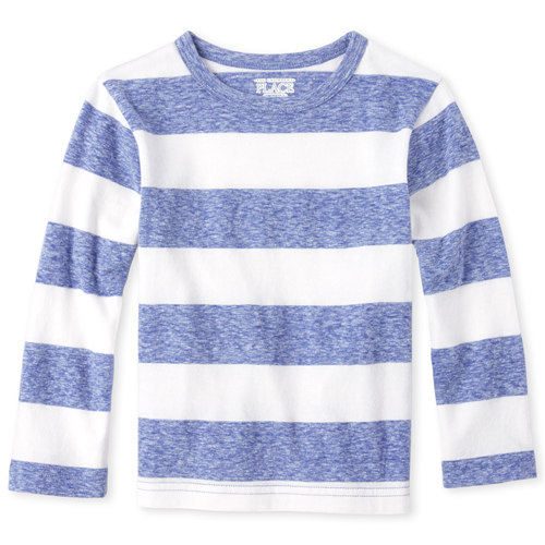 

s Baby And Toddler Boysstriped Top - Blue - The Children's Place