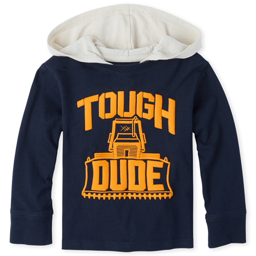 

s Baby And Toddler Boys Hoodie Top - Blue - The Children's Place