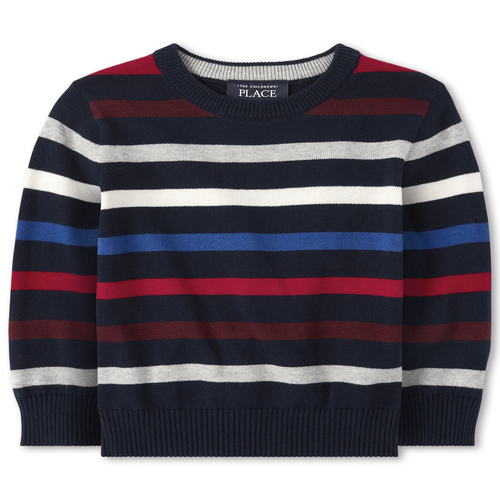 

s Baby And Toddler Boys Striped Sweater - Blue - The Children's Place