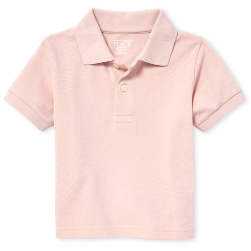 

s Baby And Toddler Boys Pique Polo - Pink - The Children's Place