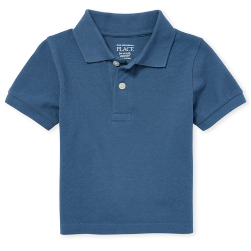 

s Baby And Toddler Boys Pique Polo - Blue - The Children's Place