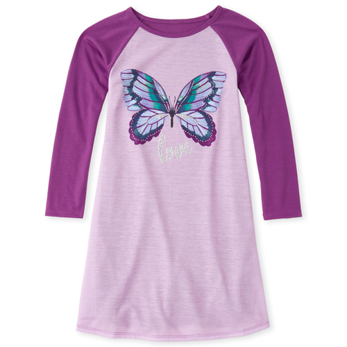

s Butterfly Nightgown - Purple - The Children's Place