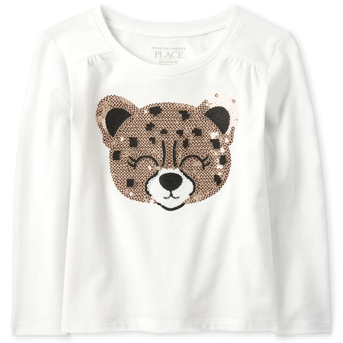 

s Baby And Toddler Embellished Top - White - The Children's Place