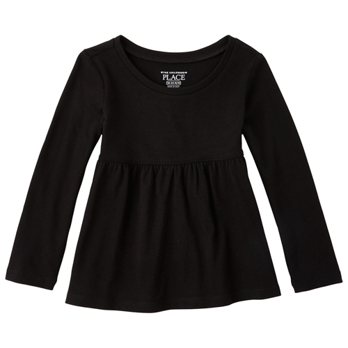 

s Baby And Toddler Top - Black - The Children's Place