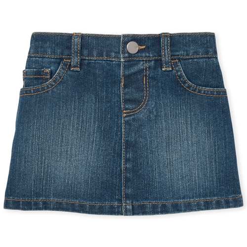 

Baby Girls Baby And Toddler Denim Skort - The Children's Place