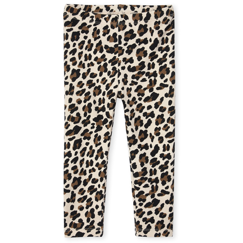 

Baby Girls Toddler Leopard Leggings - Tan - The Children's Place