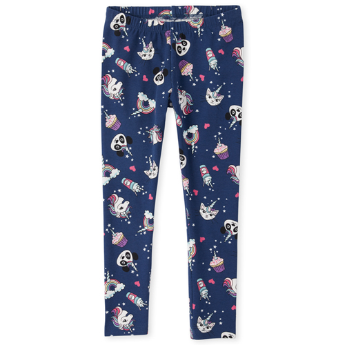 

Girls Unicorn Leggings - Blue - The Children's Place