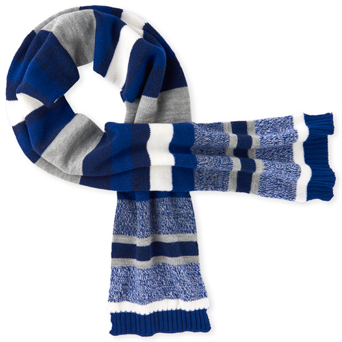 

Boys Boys Striped Scarf - Blue - The Children's Place