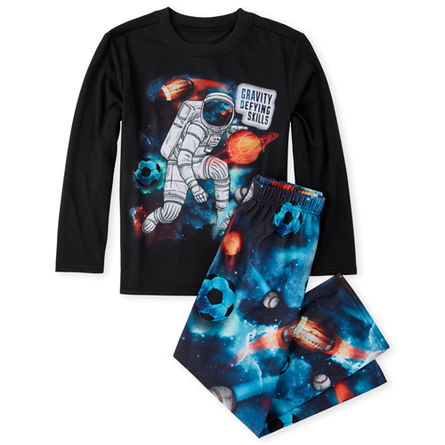 

s Boys Space Sports Pajamas - Black - The Children's Place