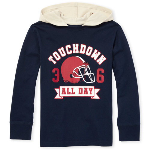 

s Boys Thermal Hoodie Top - Blue - The Children's Place