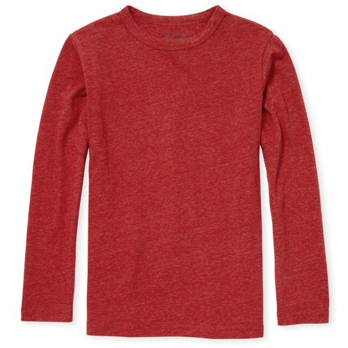 

s Boys Basic Layering Tee - Red T-Shirt - The Children's Place