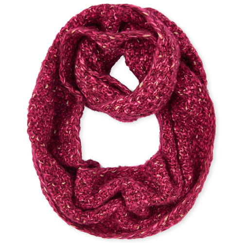 

Girls Marled Infinity Scarf - Pink - The Children's Place