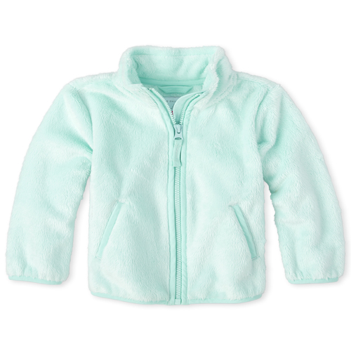 

s Toddler Furry Favorite Jacket - Blue - The Children's Place