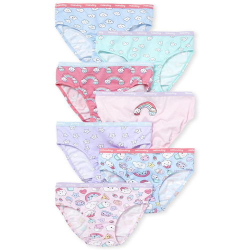 

s Days Of The Week Cupcake Briefs 7-Pack - Multi - The Children's Place