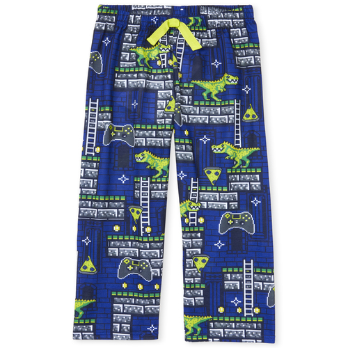 

s Boys Dino Game Pajama Pants - Blue - The Children's Place
