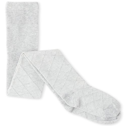 

Girls Diamond Pointelle Tights - Gray - The Children's Place