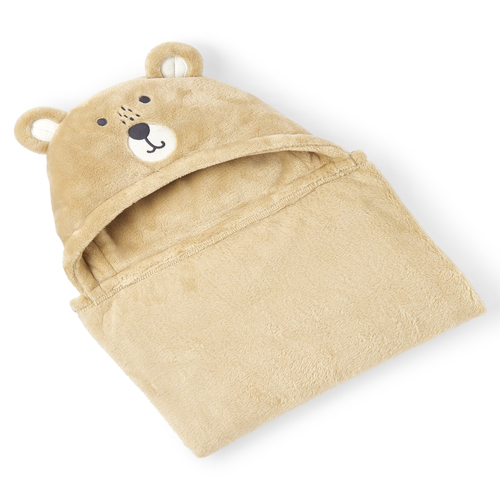 

Newborn Baby Boys Bear Friends Cozy Blanket - Brown - The Children's Place