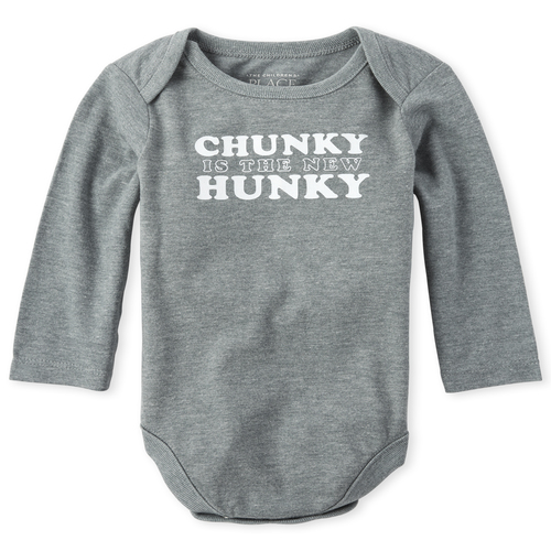 

Newborn Baby Boys Hunky Graphic Bodysuit - Green - The Children's Place