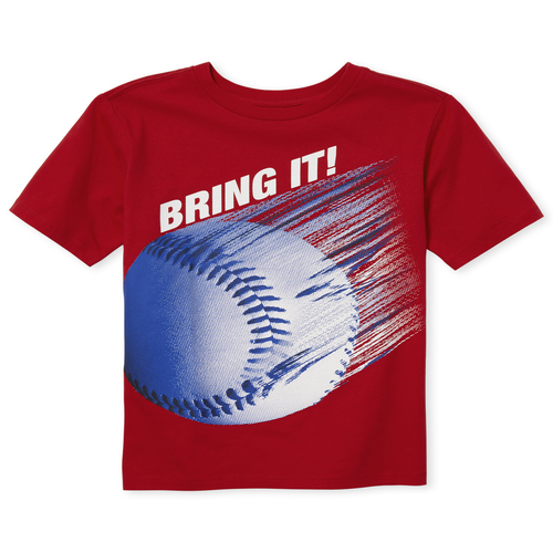 

Boys Boys Baseball Graphic Tee - Red T-Shirt - The Children's Place