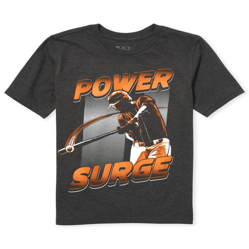 

Boys Boys Baseball Graphic Tee - Black T-Shirt - The Children's Place