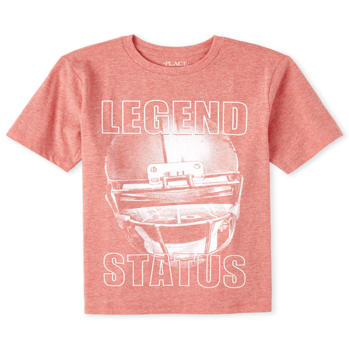 

s Boys Football Graphic Tee - Red T-Shirt - The Children's Place