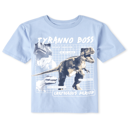 

s Boys T Rex Graphic Tee - Blue T-Shirt - The Children's Place