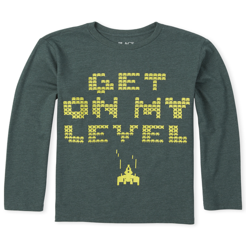 

Boys Boys Video Game Graphic Tee - Green T-Shirt - The Children's Place