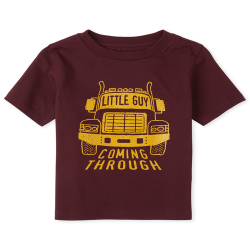 

s Baby And Toddler Boys Truck Graphic Tee - Red T-Shirt - The Children's Place