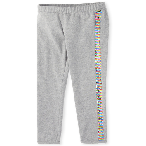 

Girls Flip Sequin Leggings - Gray - The Children's Place