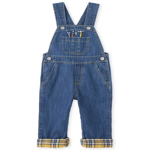 

s Baby And Toddler Boys Mr Fix It Denim Overalls - The Children's Place