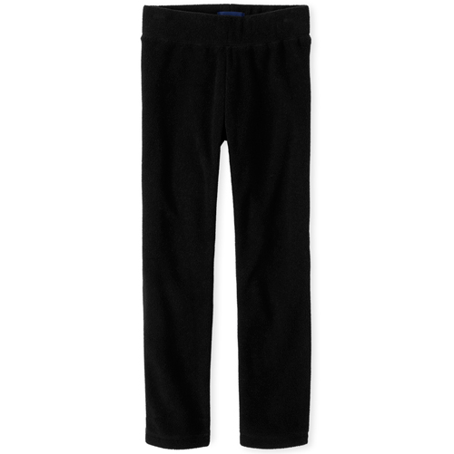 

Girls Glacier Fleece Pants - Black - The Children's Place