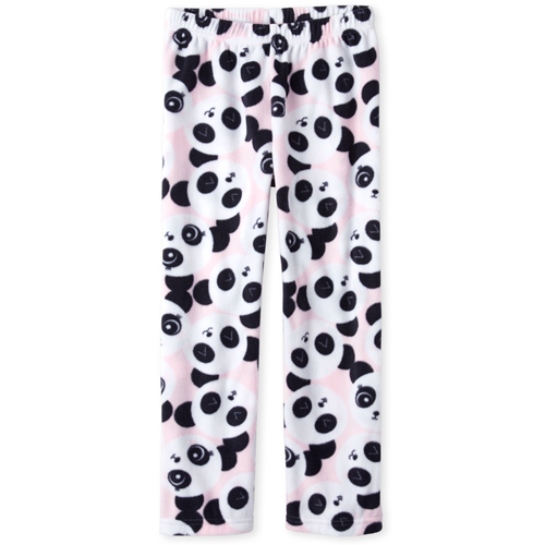 

s Panda Fleece Pajama Pants - Pink - The Children's Place