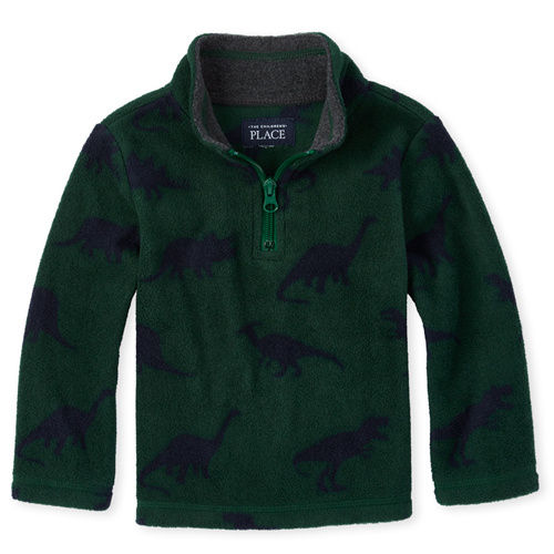 6-9-12-18-24-2T-3T New The Children/'s Place Boy/'s Microfleece Half-Zip Sweater